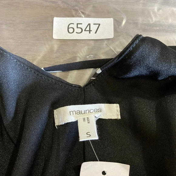 NEW New Maurices Black Floral High Low Dress - Picture 13 of 13